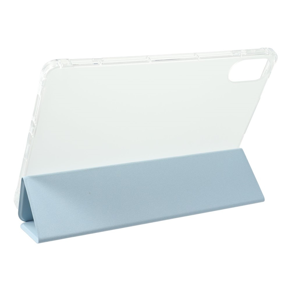 Tri-Fold intelligens összecsukható tablet tok Xiaomi Redmi Pad 2 - világoskék