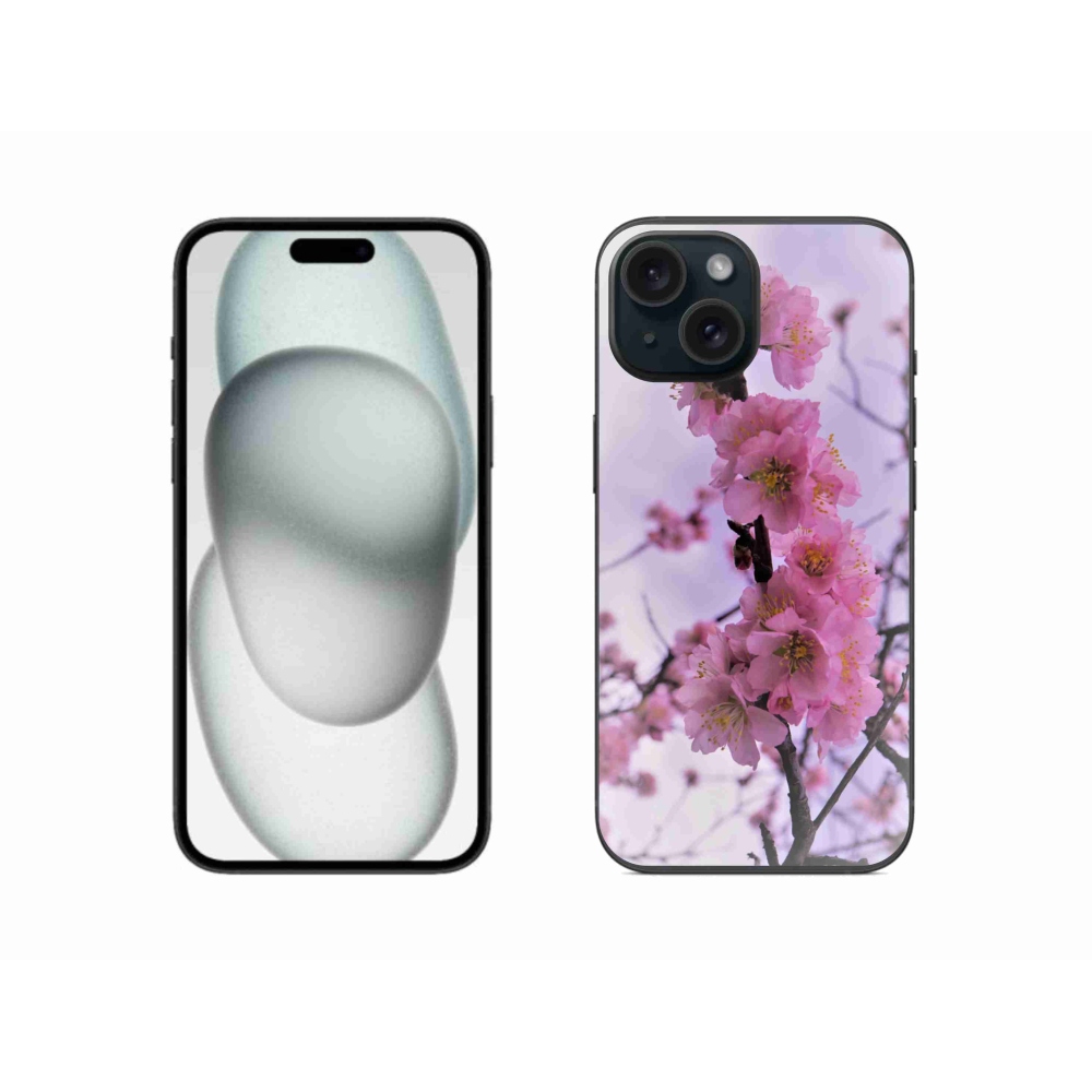 Gél borítás mmCase iPhone 15 - virágok 7