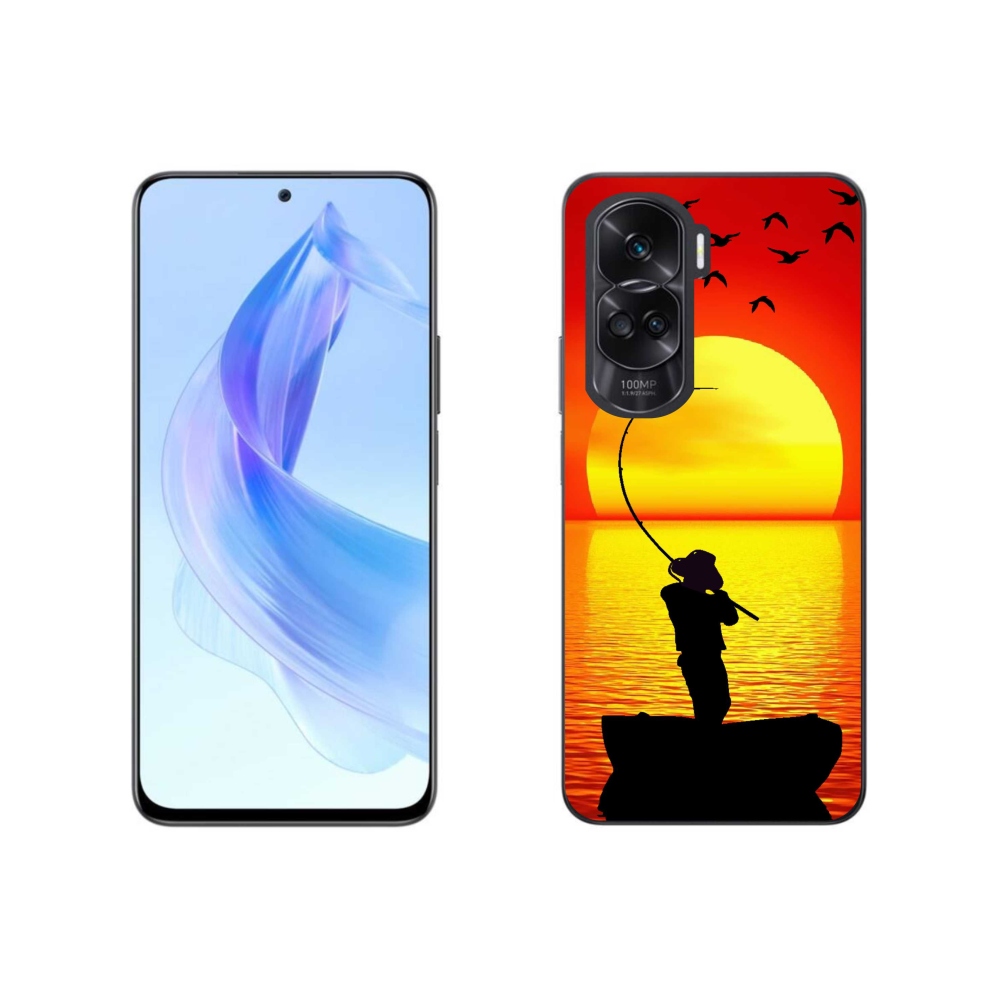 Zselés borítás mmCase a Honor 90 Lite számára - horgászat