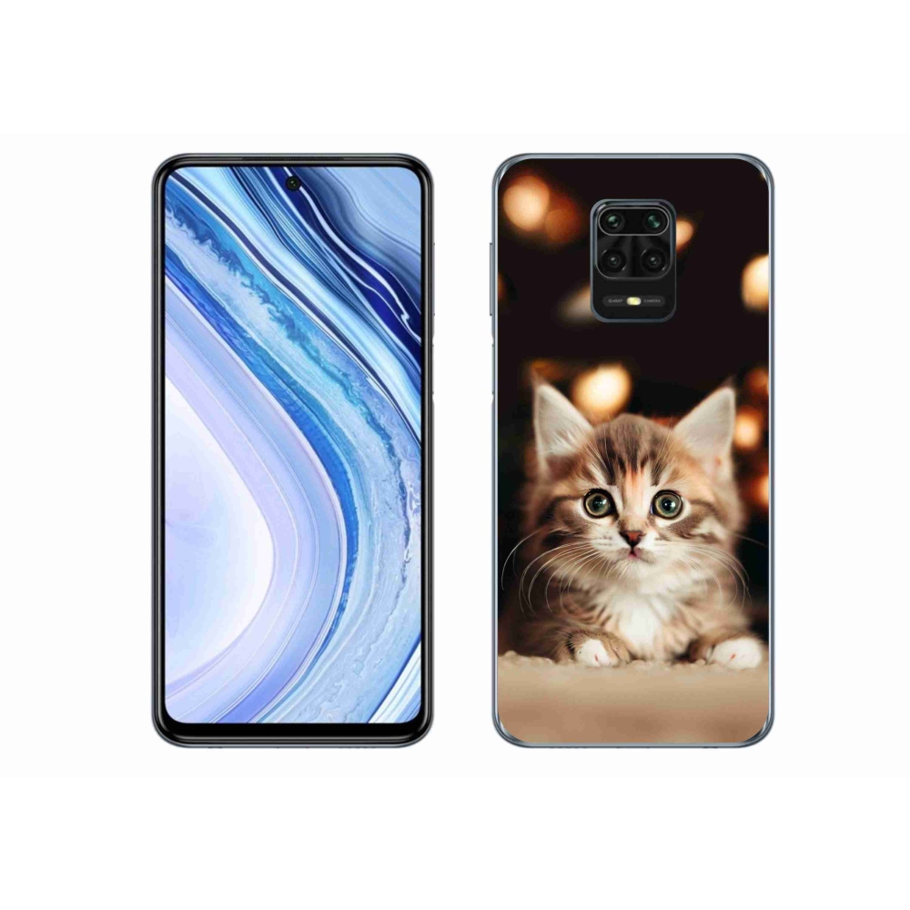Gél borítás mmCase a Xiaomi Redmi Note 9 Pro-hoz - aranyos cica 2