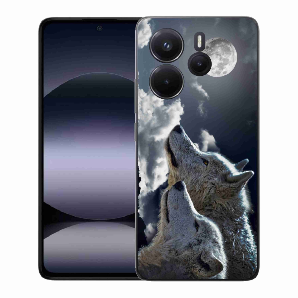 Gél borítás mmCase a Xiaomi Redmi Note 14-hez - farkasok