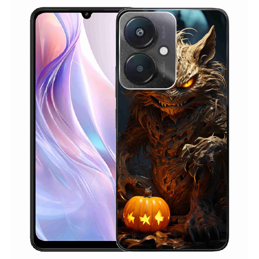 Gél borítás mmCase a Xiaomi Redmi 13C 5G számára - Halloween szörnyeteg