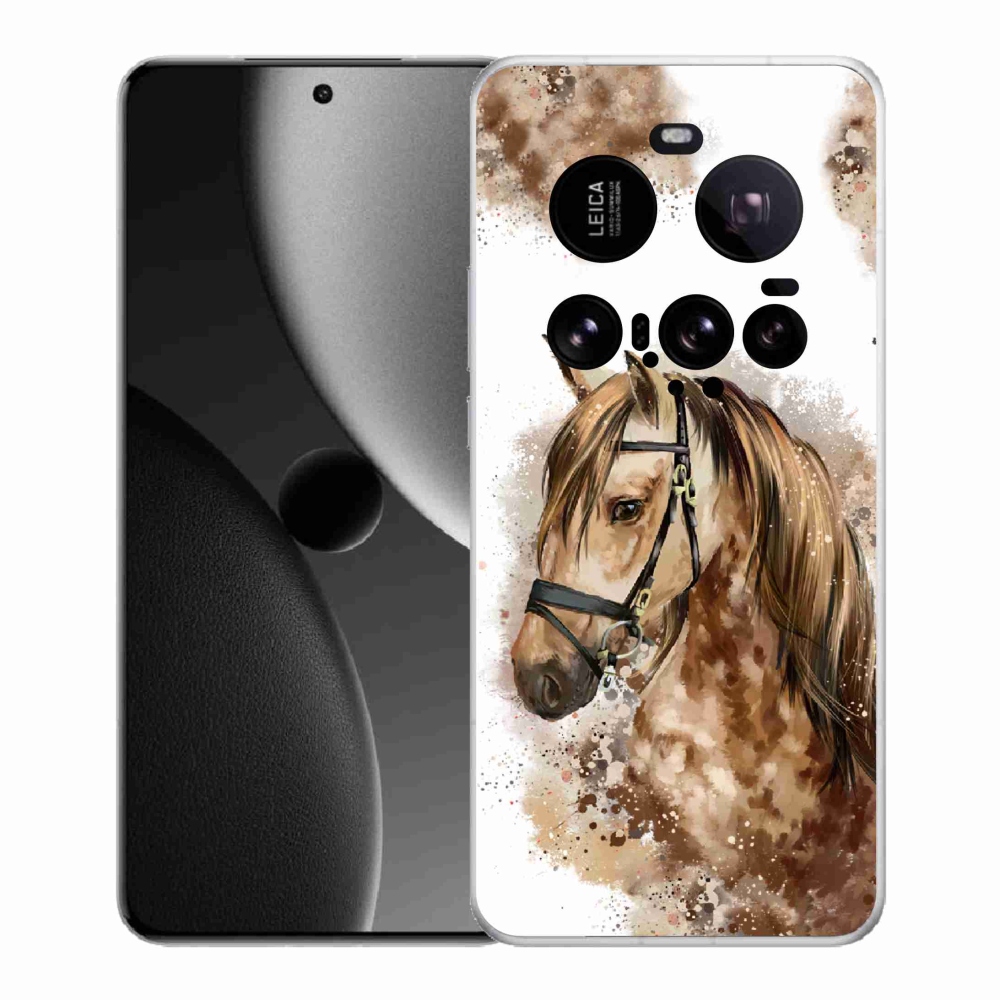 Gél borítás mmCase a Xiaomi 15 Ultra - barna rajzfilm lóhoz