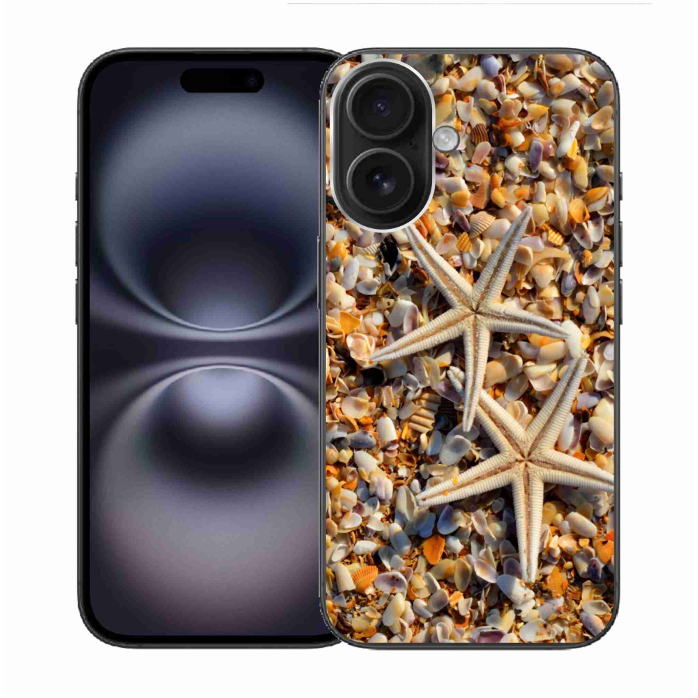 Zselés borítás mmCase iPhone 16 készülékhez - tengeri csillag