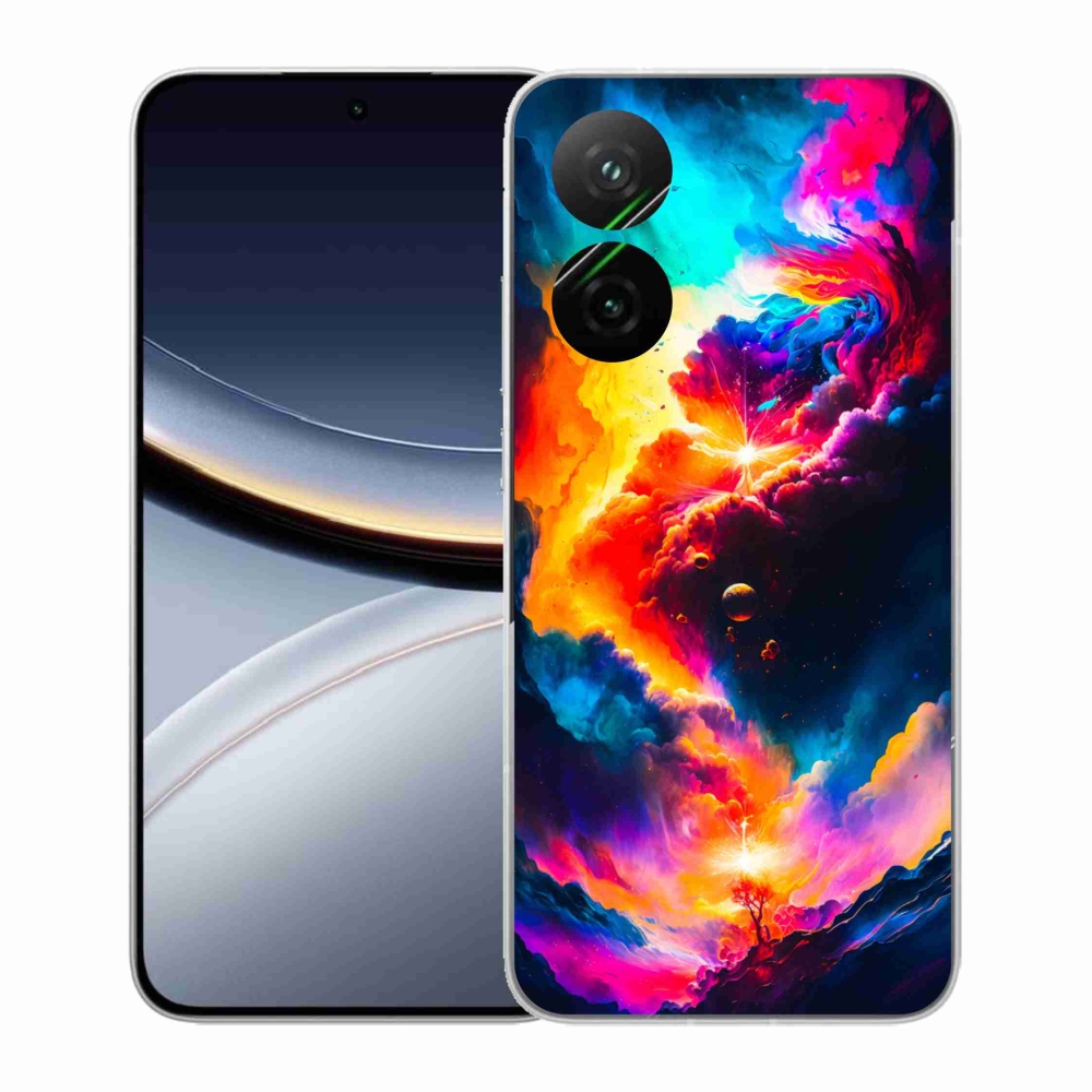 Gél borítás mmCase a Xiaomi Poco F7 5G számára - absztrakt motívum