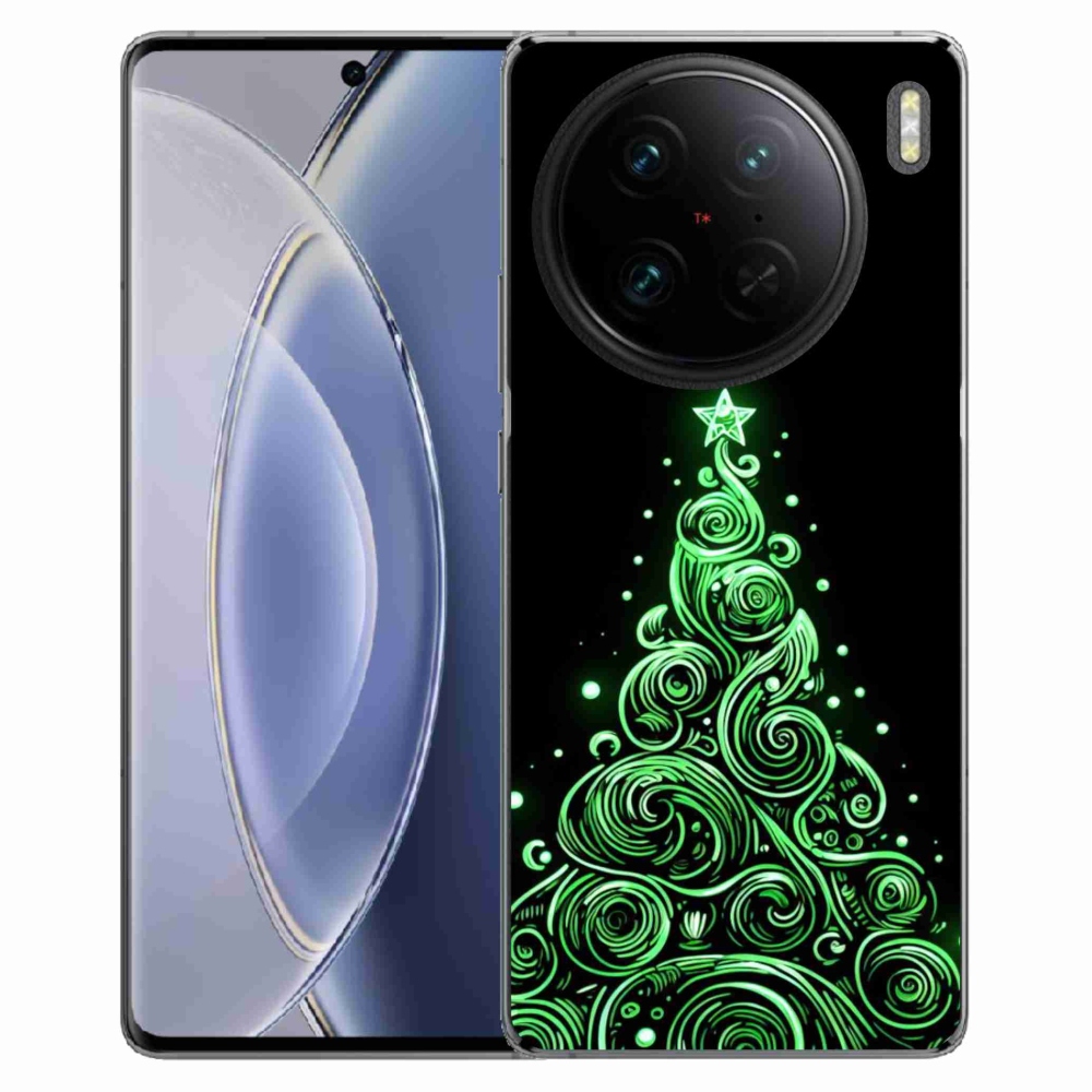 Gél borítás mmCase a Vivo X90 Pro - neon karácsonyfa 3