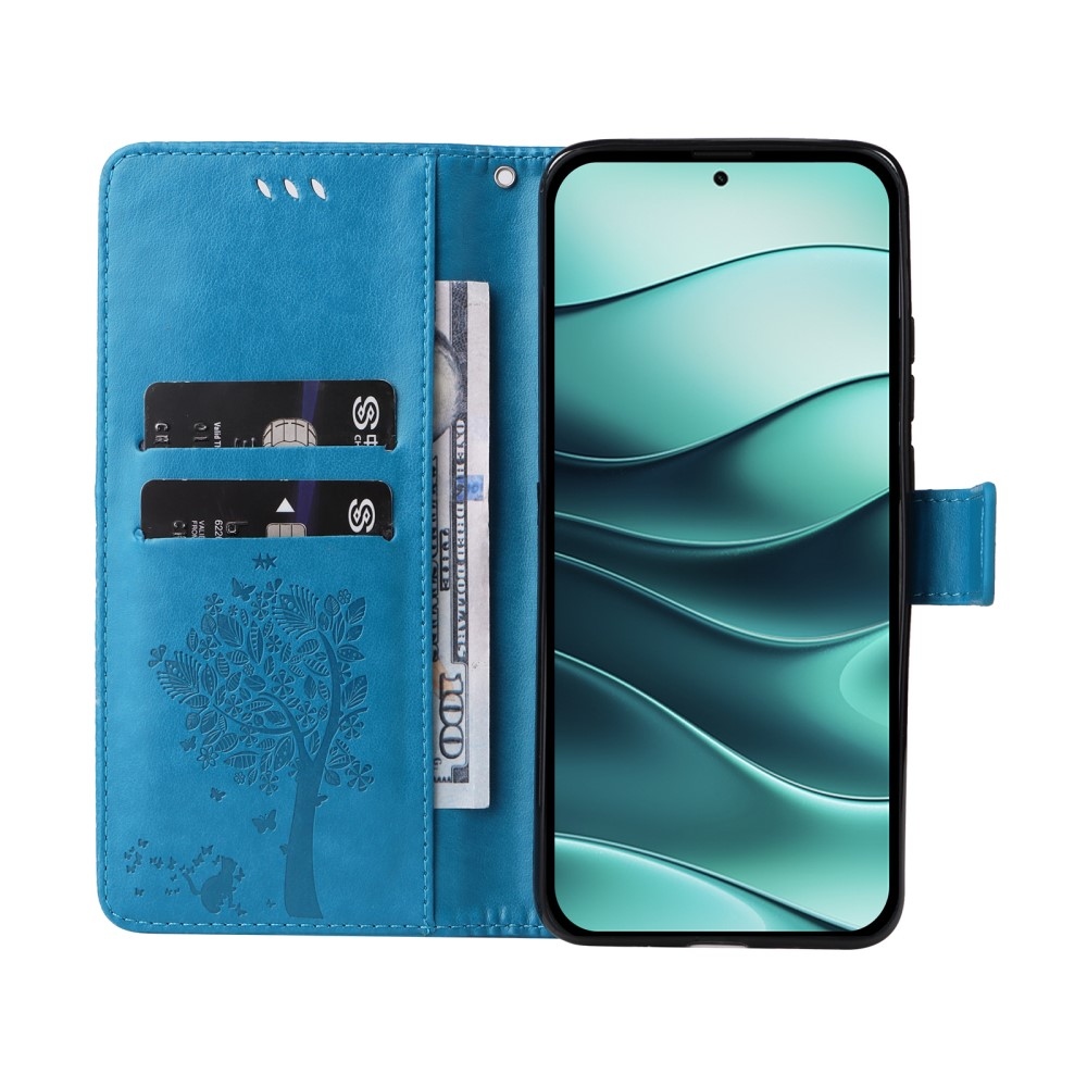 Fák könyve tok Xiaomi Redmi Note 14 5G - kék