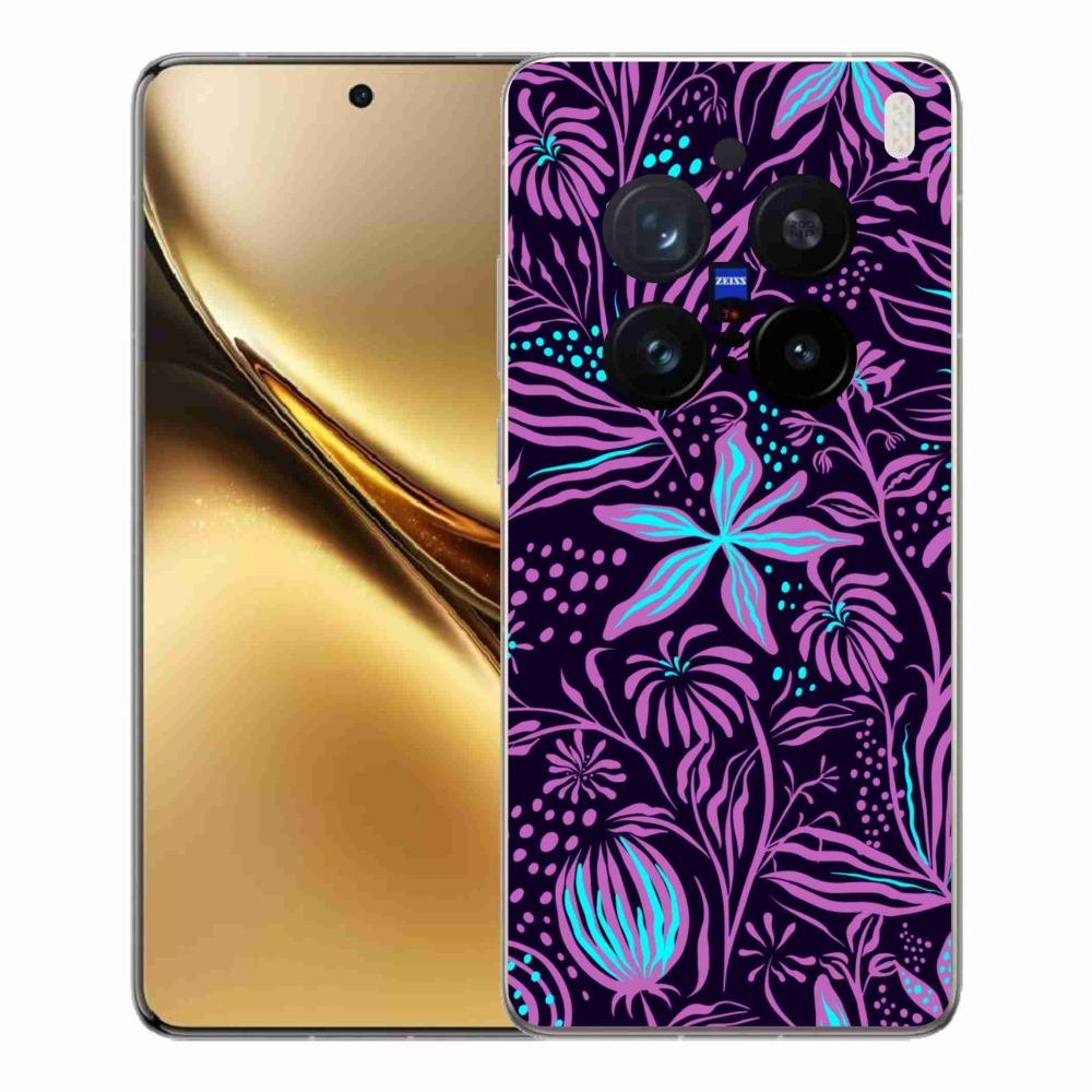 Zselés borítás mmCase a Vivo X200 Pro 5G készülékhez - virágok 2