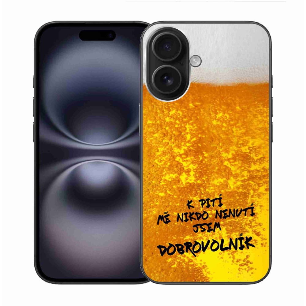 Zselés borítás mmCase iPhone 16-hoz - sör motívum 4