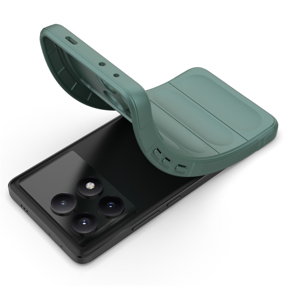 Rugg tartós zselés tok Xiaomi Poco X6 Pro 5G - zöld