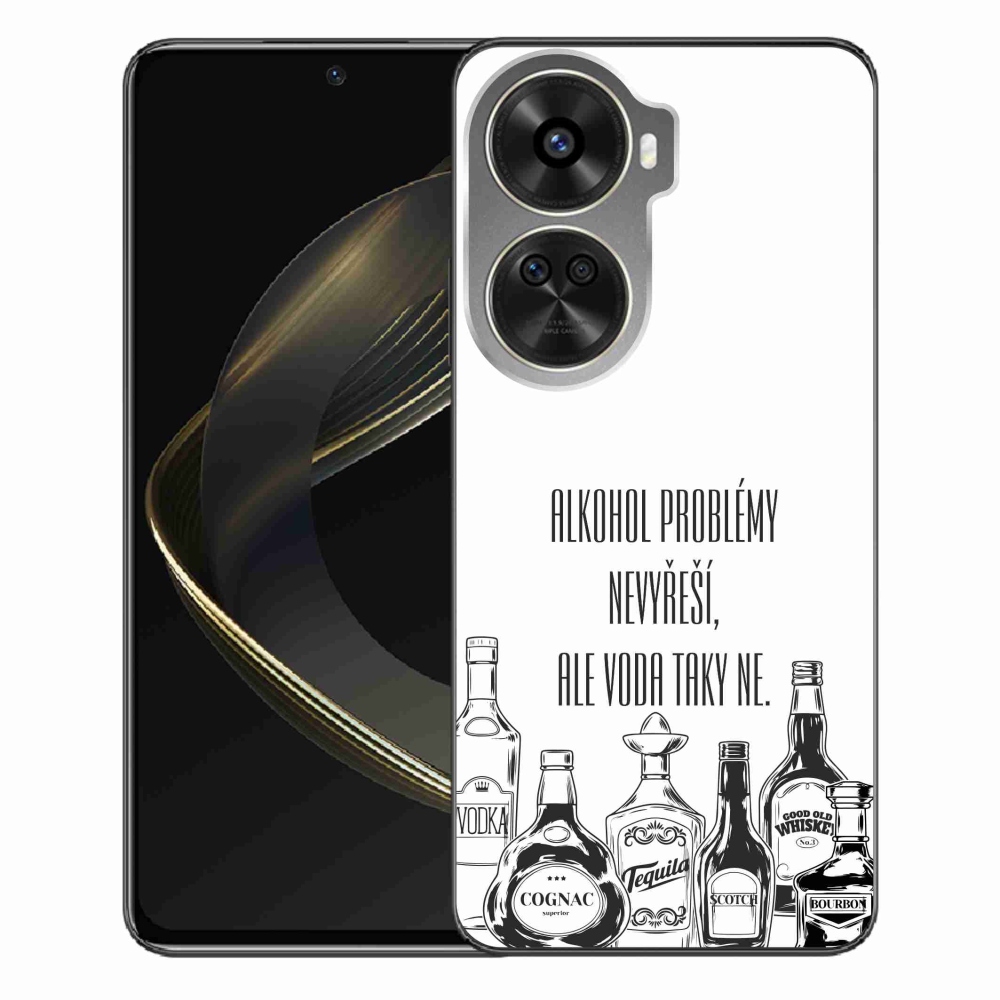 Gél borító mmCase a Huawei Nova 12 SE-hez - vicces szöveg fehér háttérrel