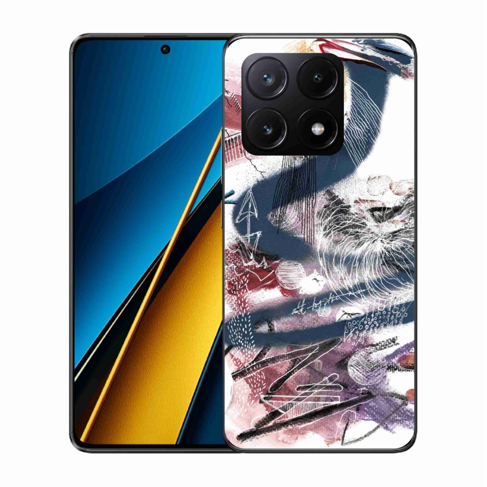 Gél borítás mmCase a Xiaomi Poco X6 Pro 5G számára - absztrakt motívum 28
