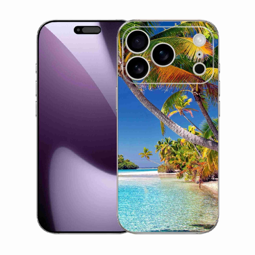 Zselés borítás mmCase iPhone 17 Pro készülékhez - tengerparti strand