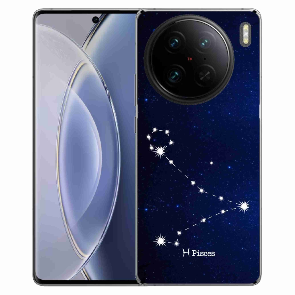 Gél borítás mmCase a Vivo X90 Pro számára - csillagkép Halak