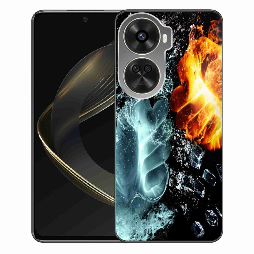 Gél borítás mmCase a Huawei Nova 12 SE-hez - víz és tűz
