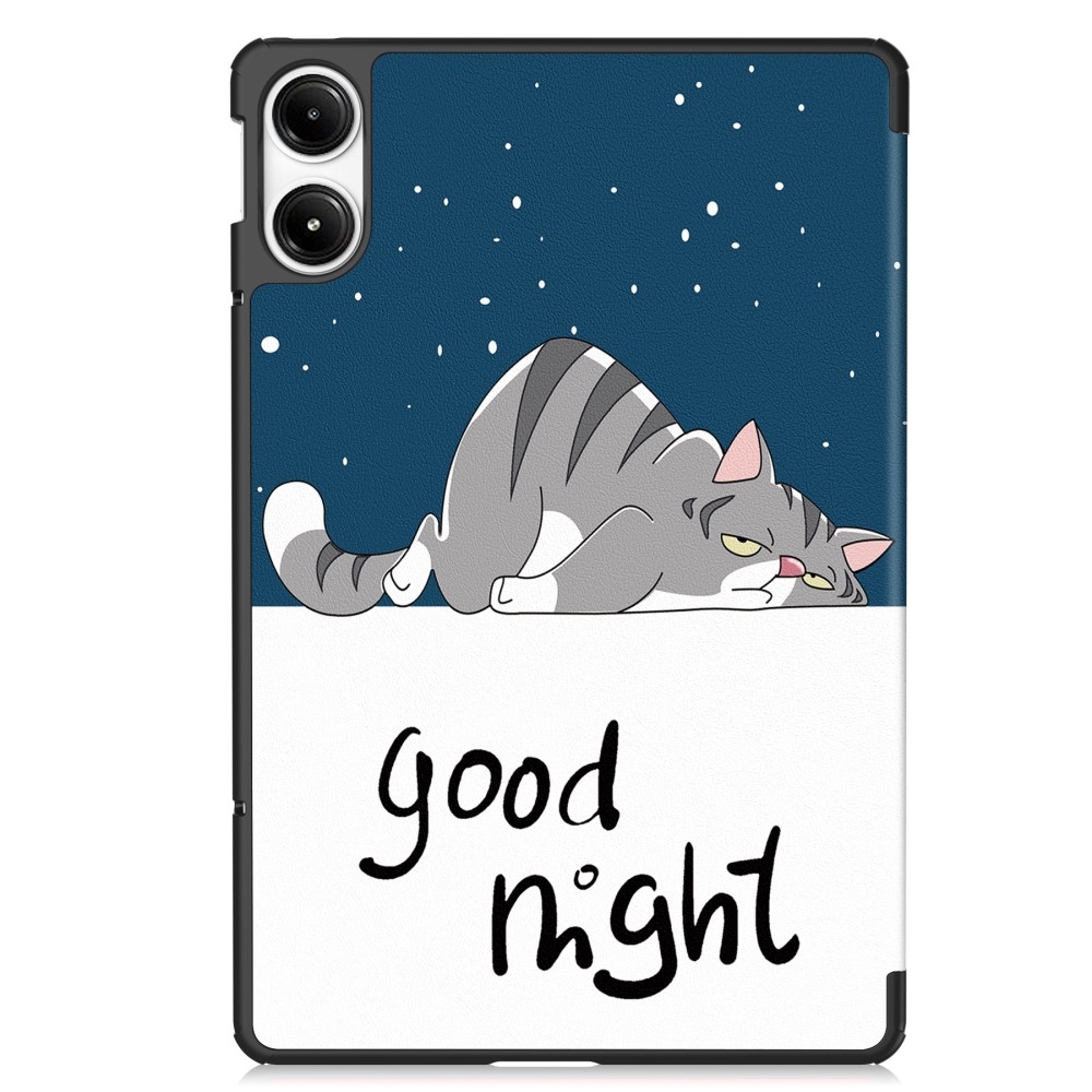 Patte intelligens záró tok Xiaomi Redmi Pad Pro 4G/5G tablethez - macska