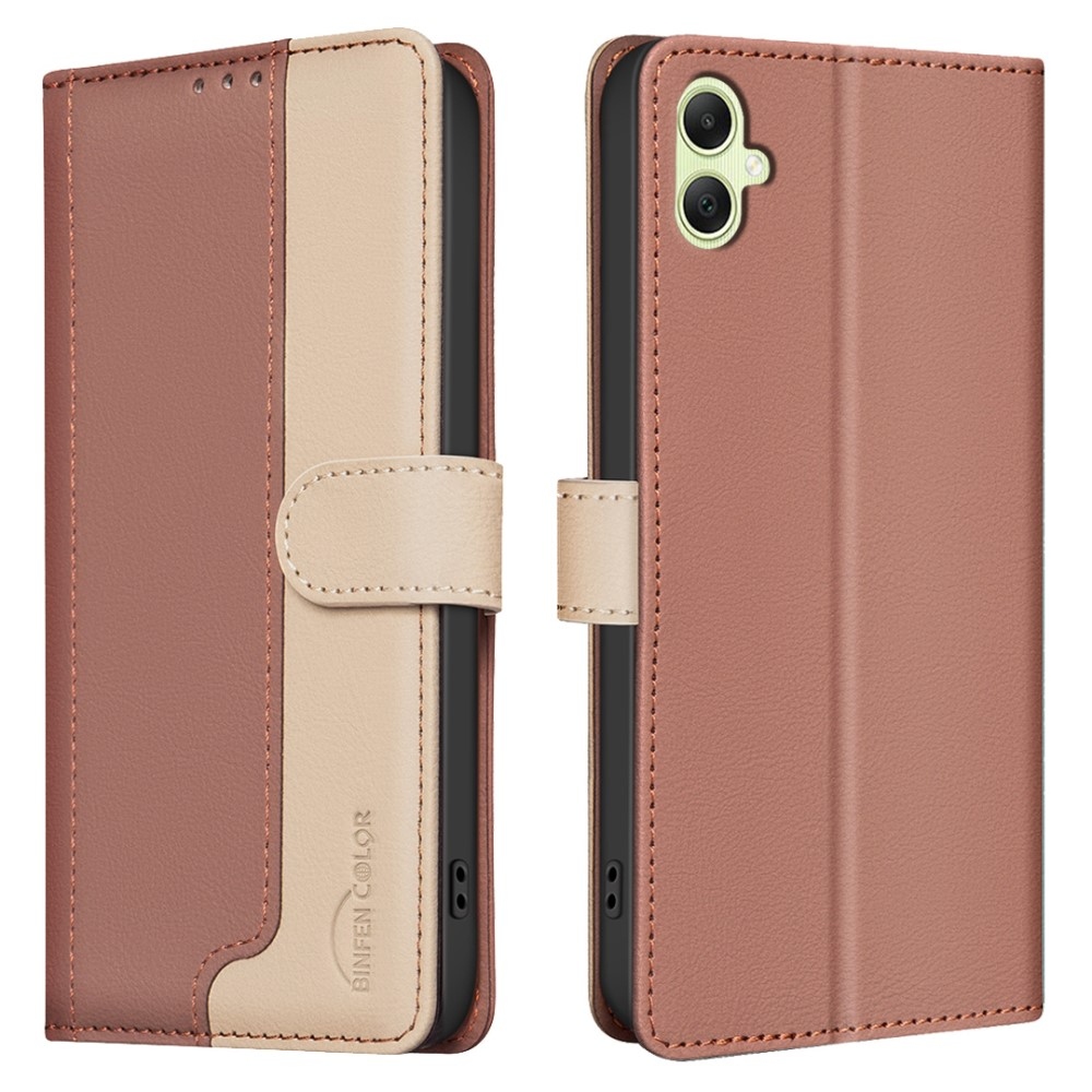 BNF DUO könyvtáska Samsung Galaxy A06 4G - barna