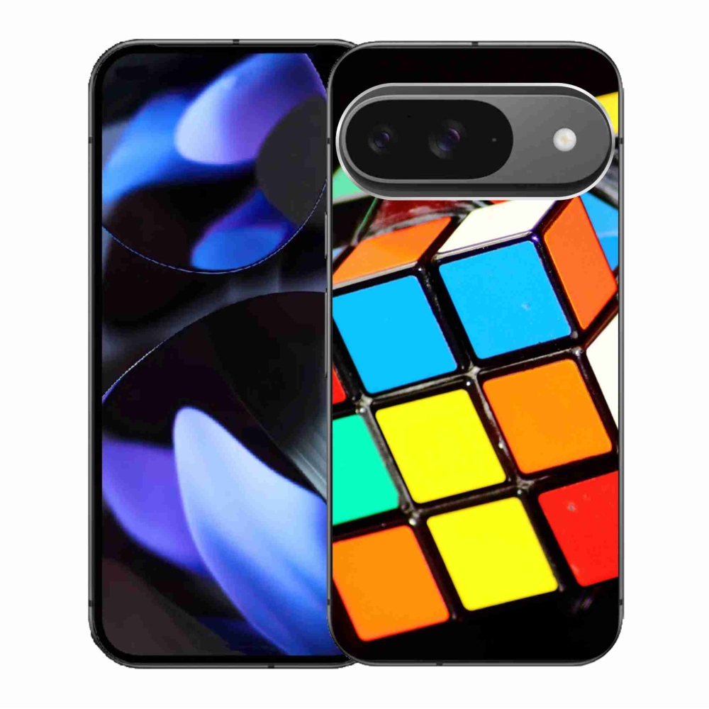 Gél tok mmCase a Google Pixel 9/9 Pro készülékhez - Rubik-kocka