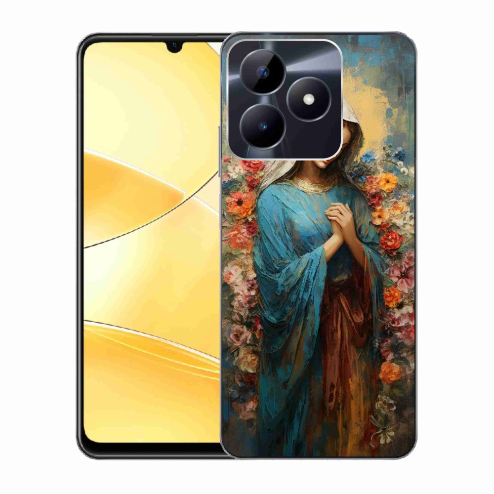 Zselés borító mmCase a Realme C51/C53 készülékhez - szent nő