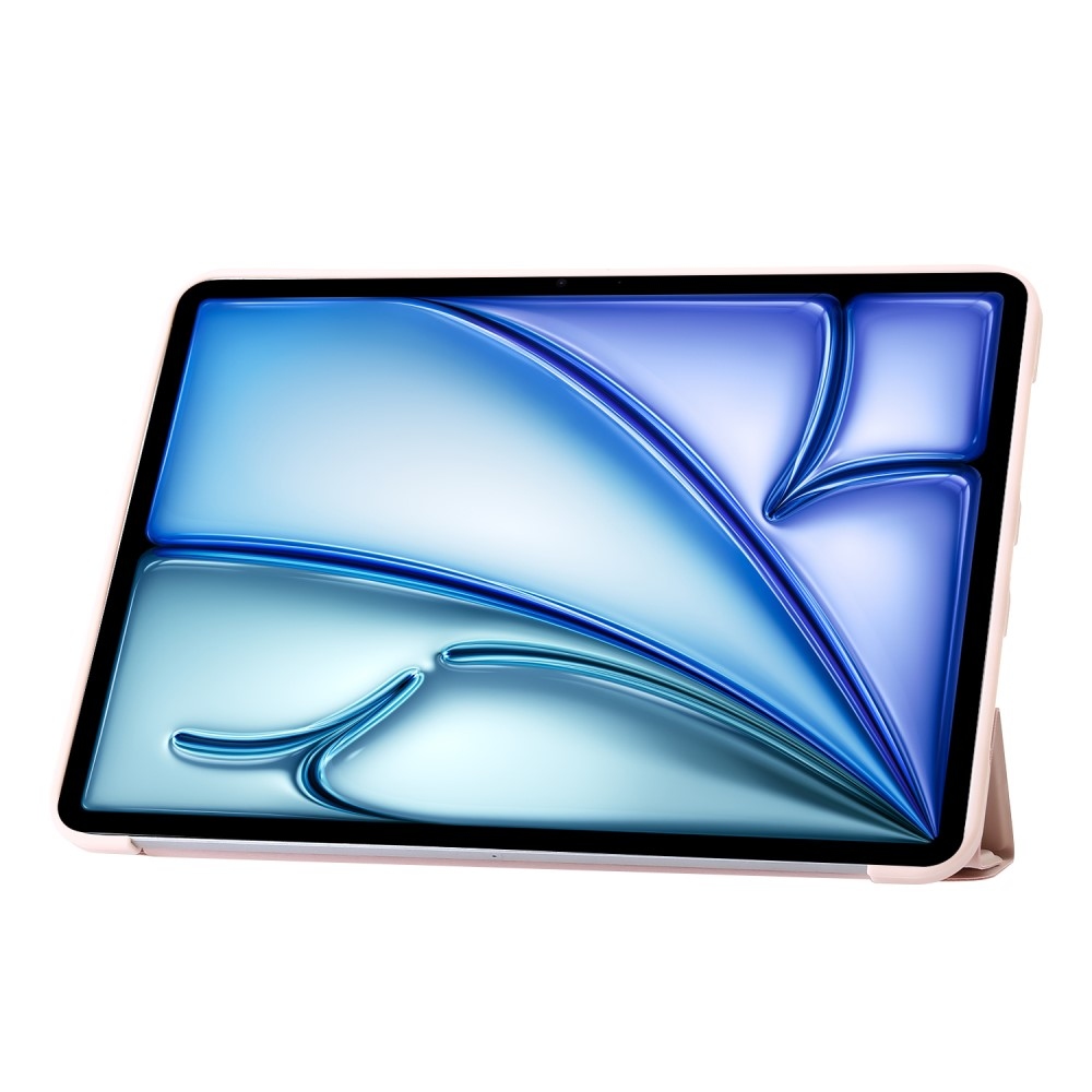 Origamis intelligens pozicionáló táblagép tok iPad Air 13 (2024)/(2025) - rózsaszín