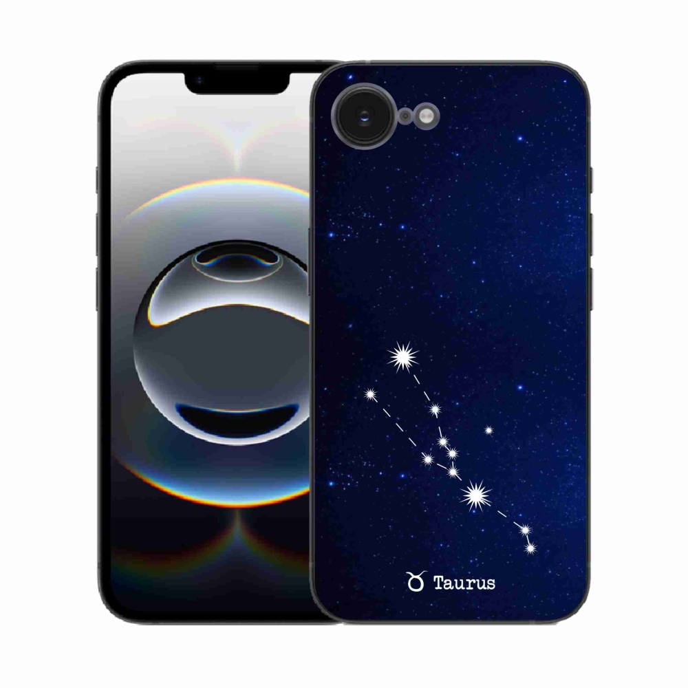 Zselés borítás mmCase iPhone 16e készülékhez - Bika csillagkép