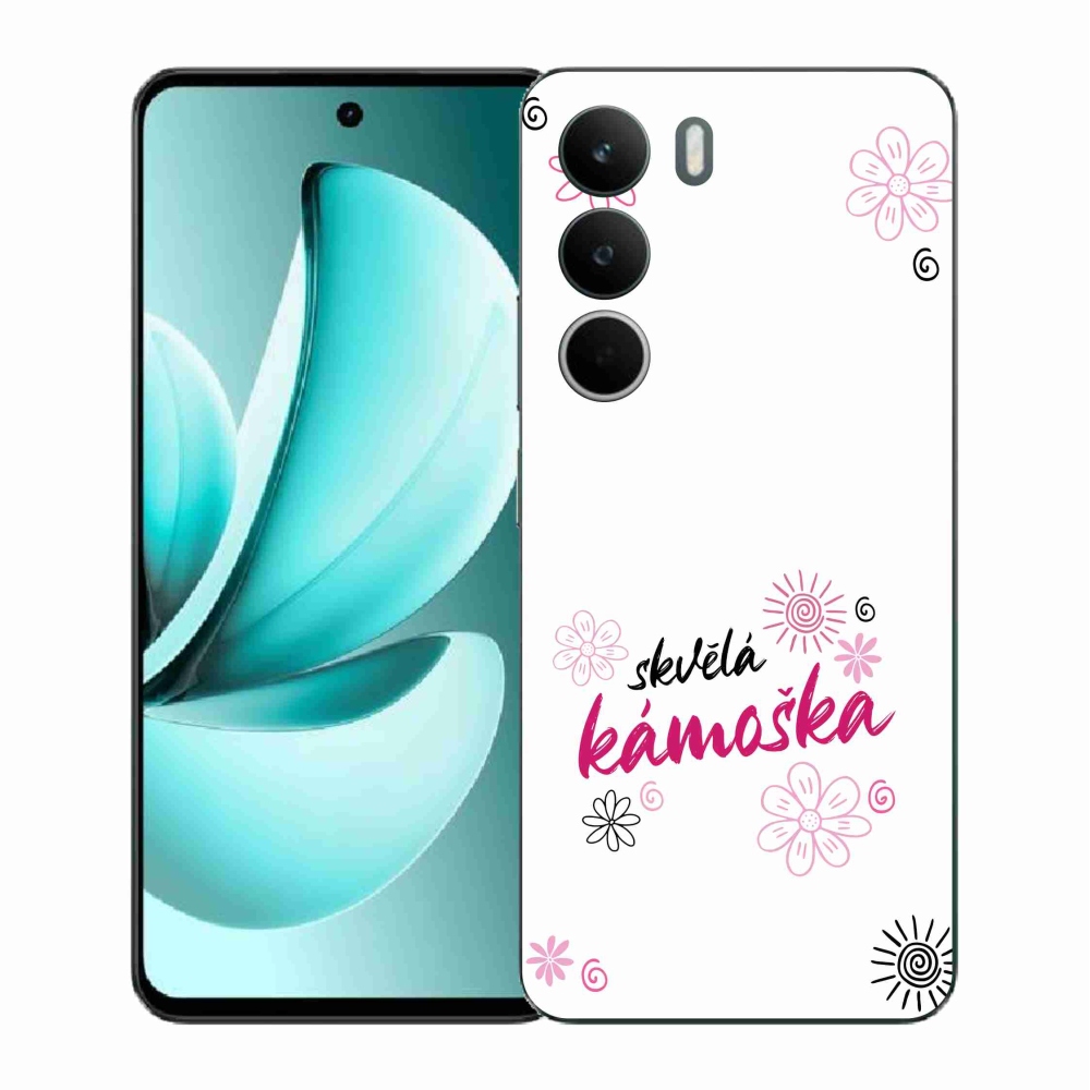 Gél borító mmCase a Realme C71-en - nagyszerű haver fehér háttérrel