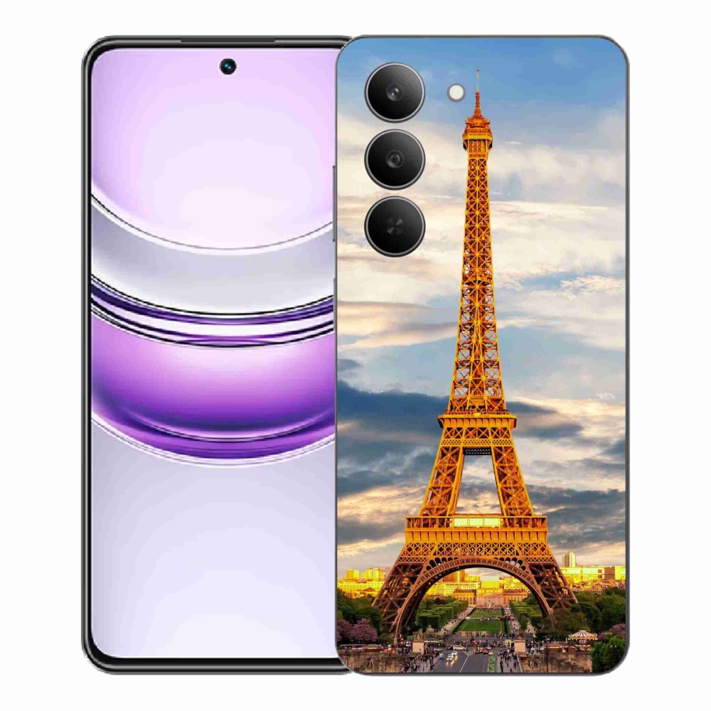 Gél borító mmCase a Realme 14x 5G készülékhez - eiffel torony 3