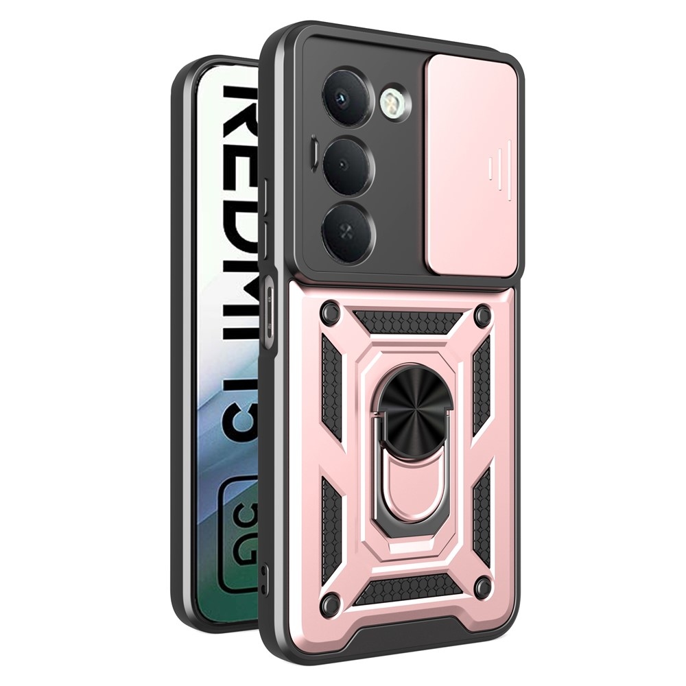 Tartós csúszásbiztos borítás Xiaomi Redmi 15 5G (169mm) - rózsaarany