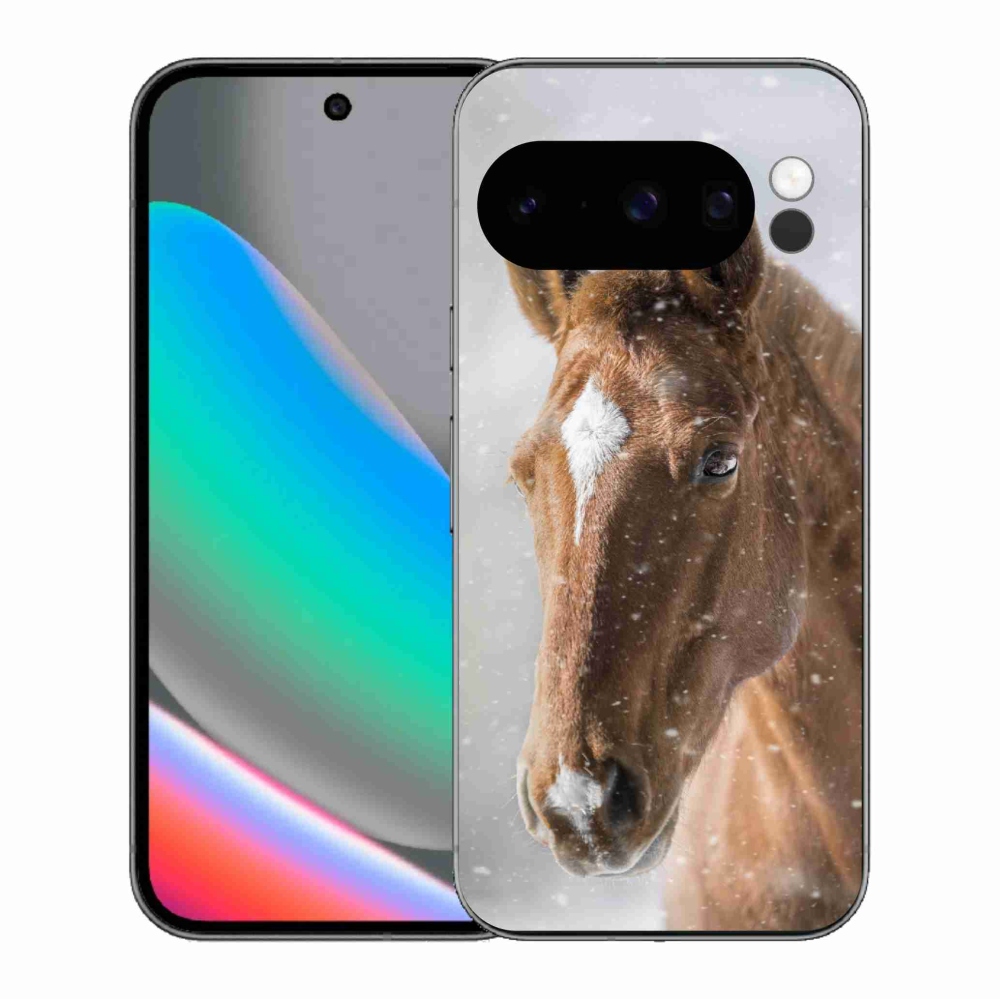 Zselés borítás mmCase a Google Pixel 10 Pro-hoz - barna ló 2