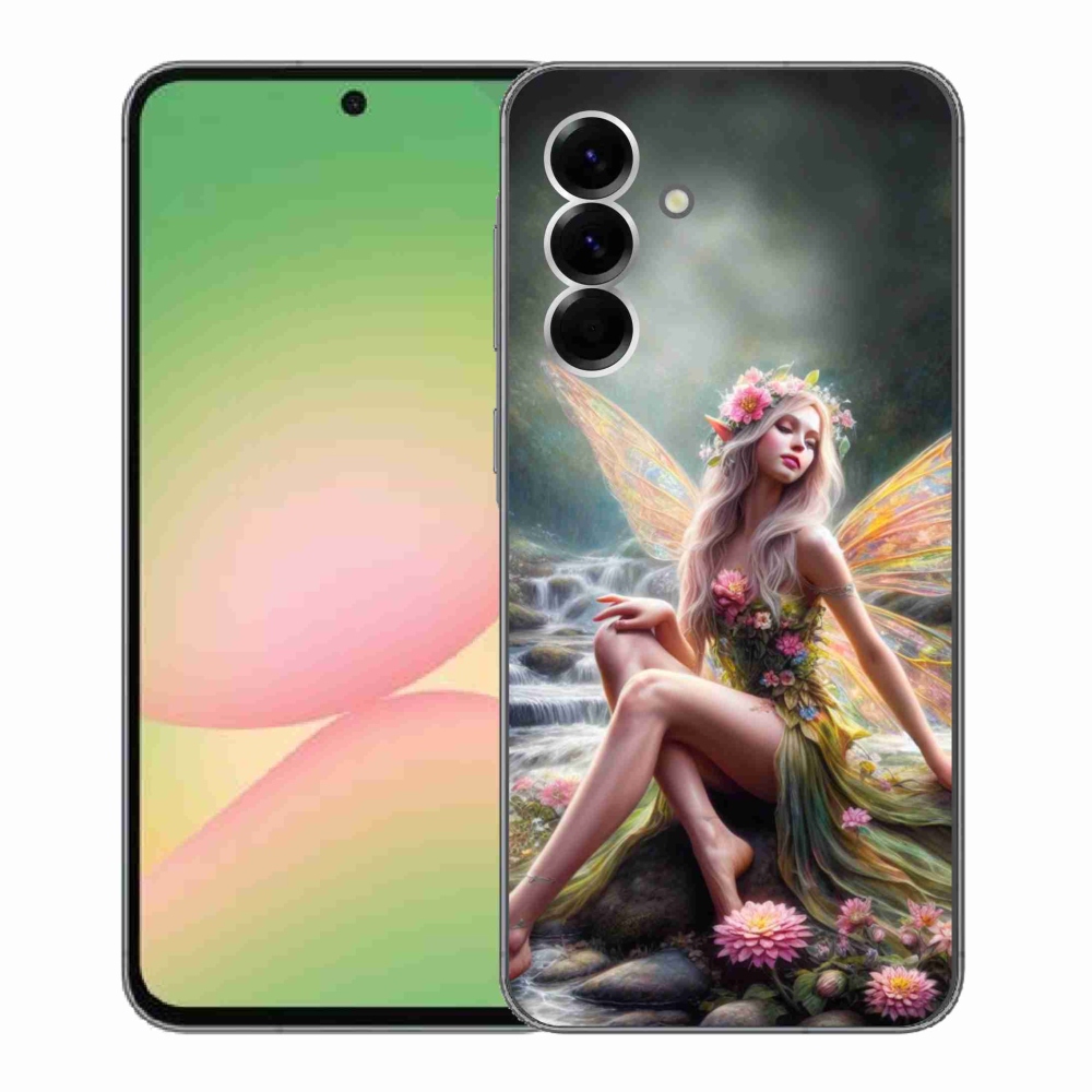 Zselés borítás mmCase Samsung Galaxy A56 5G - pillangó nő 1