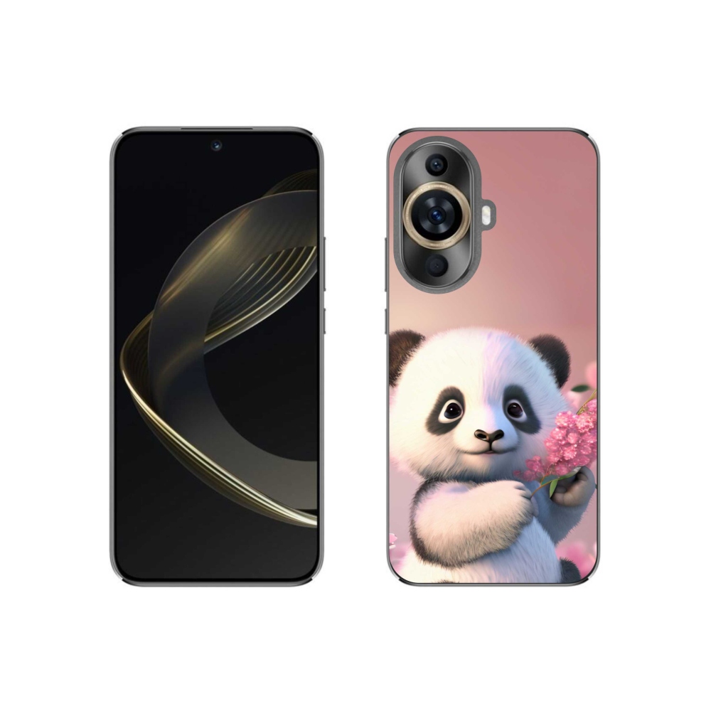 Gél borító mmCase a Huawei Nova 11 készülékhez - aranyos panda