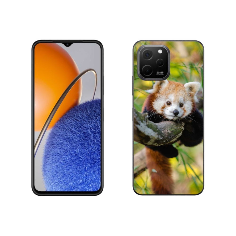 Gél borítás mmCase a Huawei Nova Y61 készülékhez - panda piros