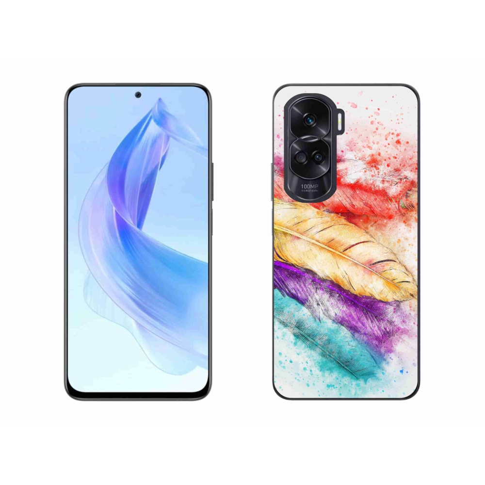 Zselés borítás mmCase a Honor 90 Lite készülékhez - színes toll