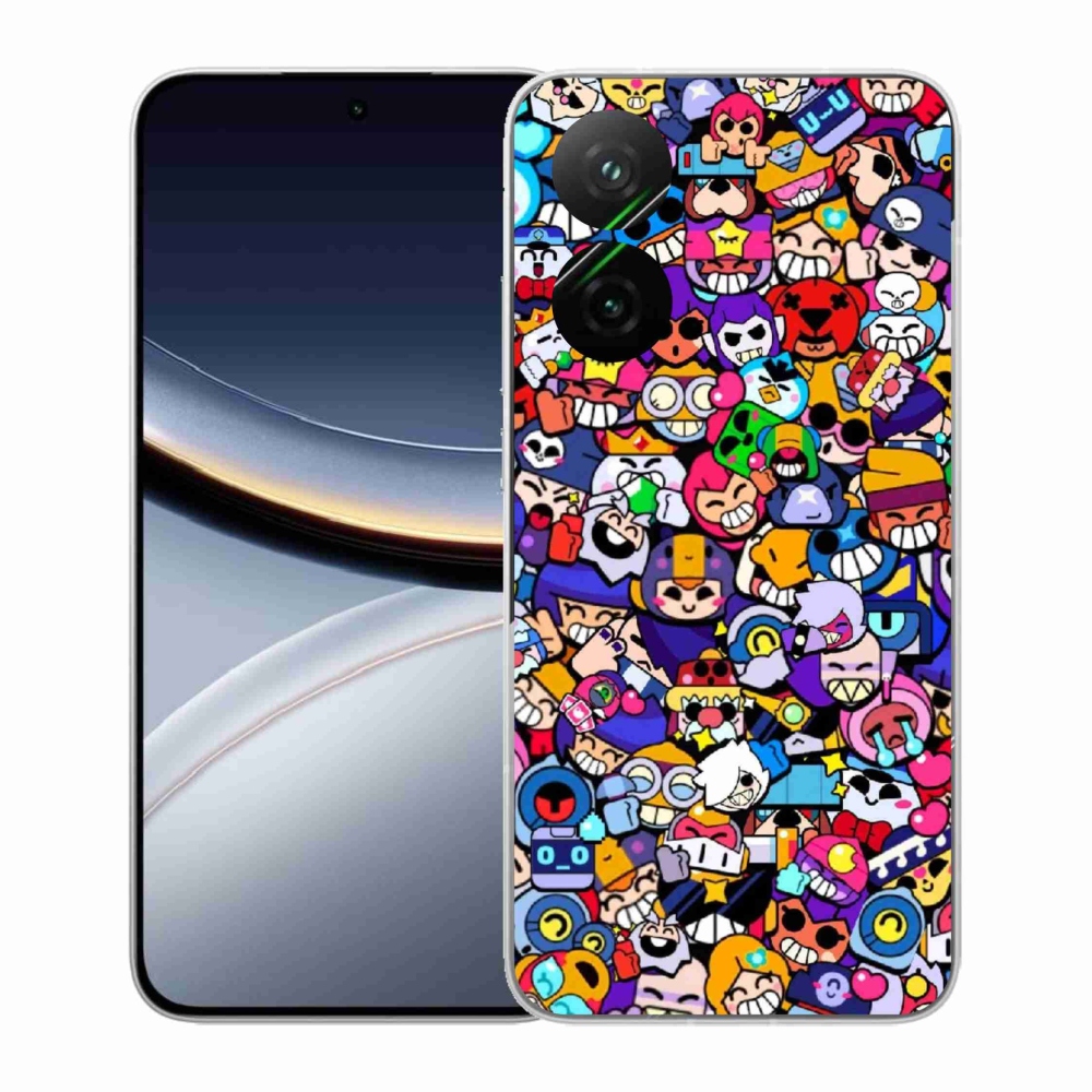 Gél borítás mmCase a Xiaomi Poco F7 5G-hez - verekedés csillagok 2