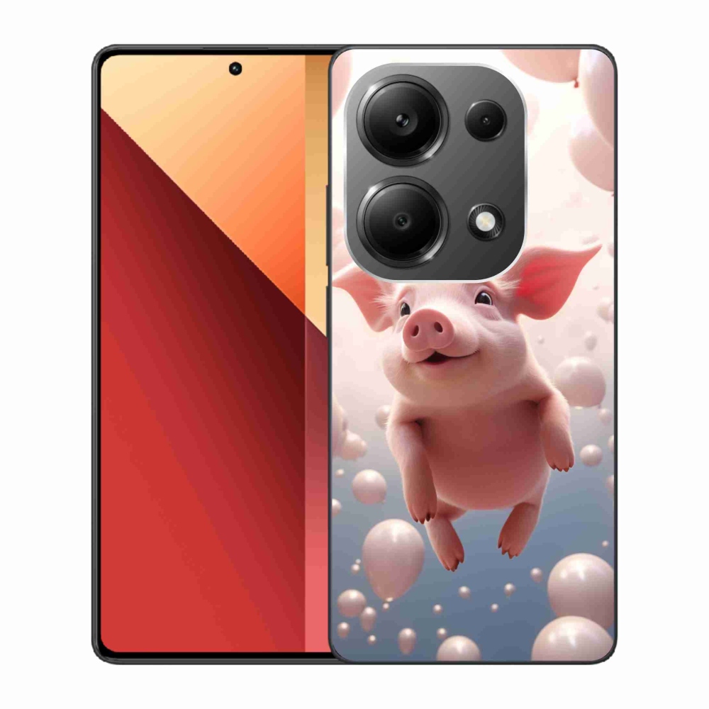 Gél borítás mmCase a Xiaomi Redmi Note 13 Pro 4G/Poco M6 Pro - malac lufikkal