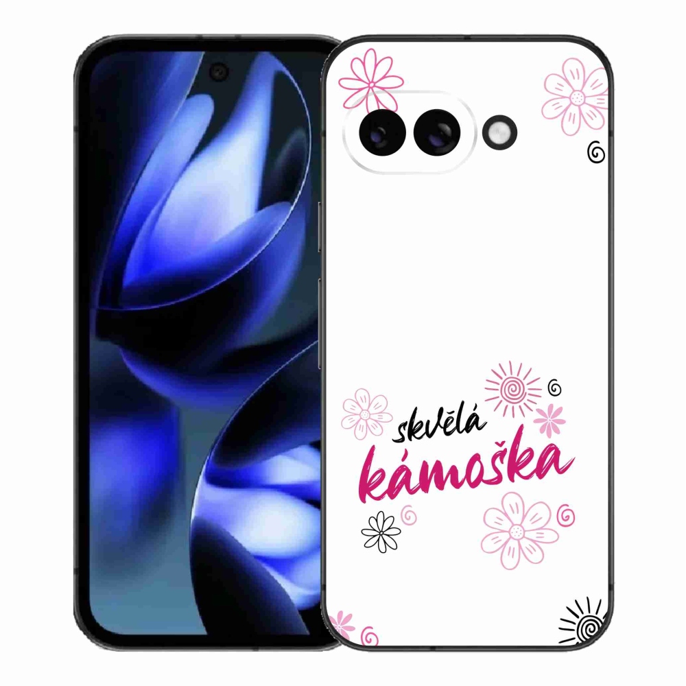 Gél borítás mmCase a Google Pixel 9a - nagyszerű haver fehér háttérrel