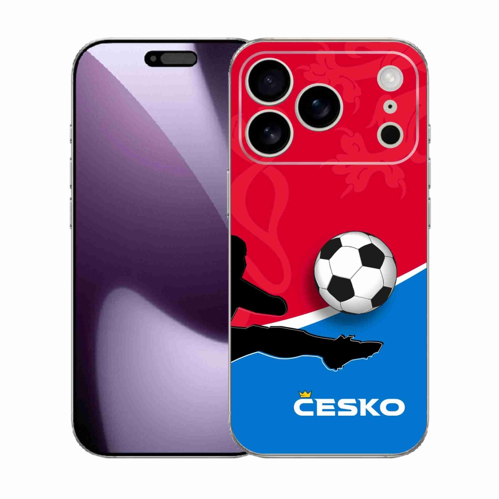 Gél borítás mmCase iPhone 17 Pro készülékhez - Labdarúgás Csehország 2