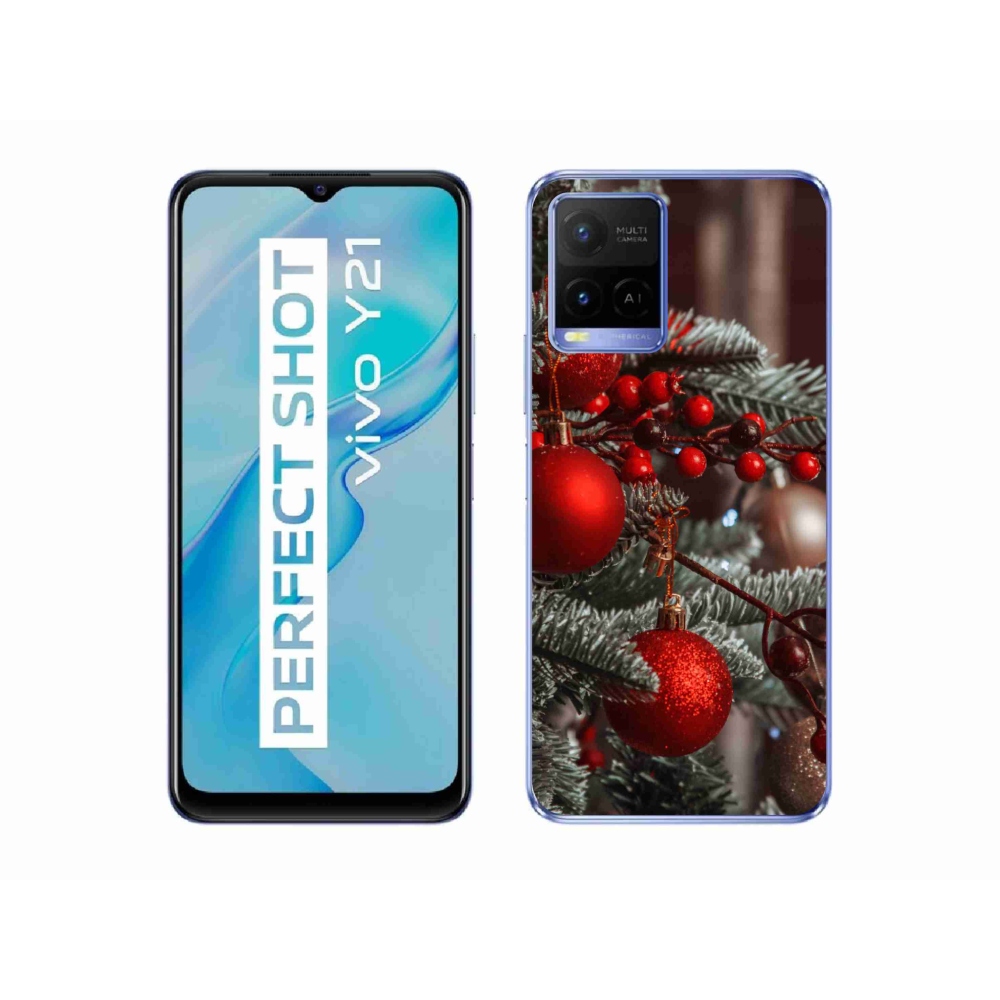 Gél borítás mmCase a Vivo Y21/Y21s/Y33s készülékhez - karácsonyi dekorációk 2