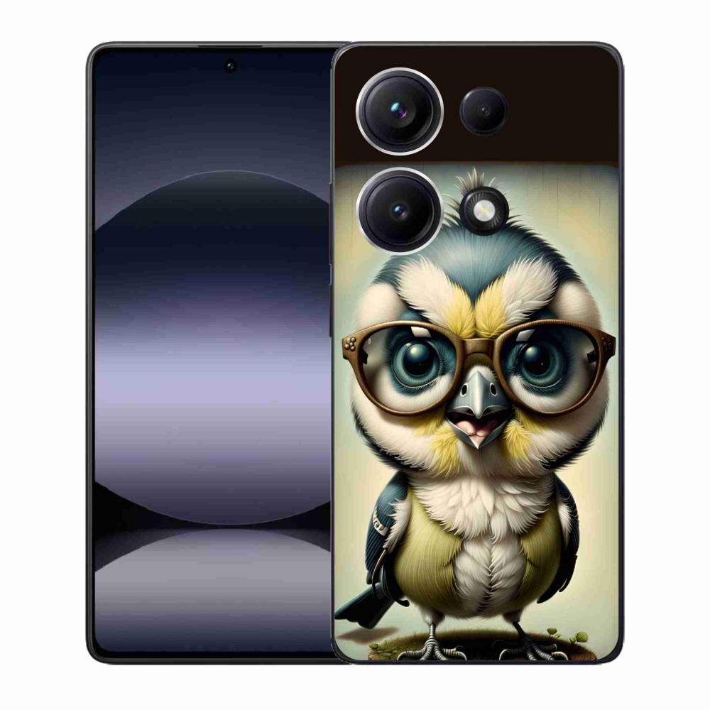 Gél borítás mmCase a Xiaomi Redmi Note 14S-hez - kölyök szemüveggel