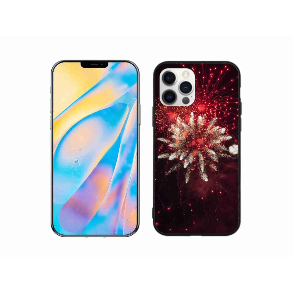 Gél borítás mmCase iPhone 12 Pro készülékhez - tűzijátékok