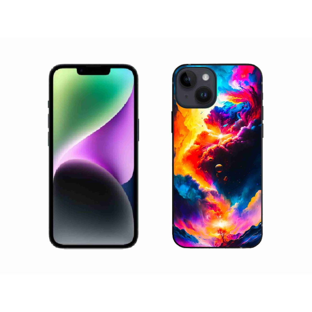 Gél borítás mmCase iPhone 14 készülékhez - absztrakt motívum