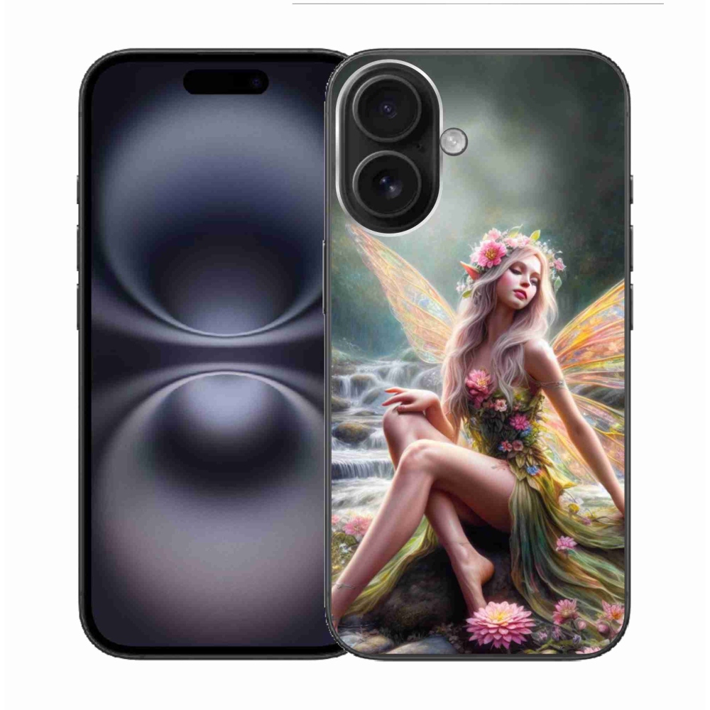 Gél borítás mmCase iPhone 16 készülékhez - pillangó nő 1