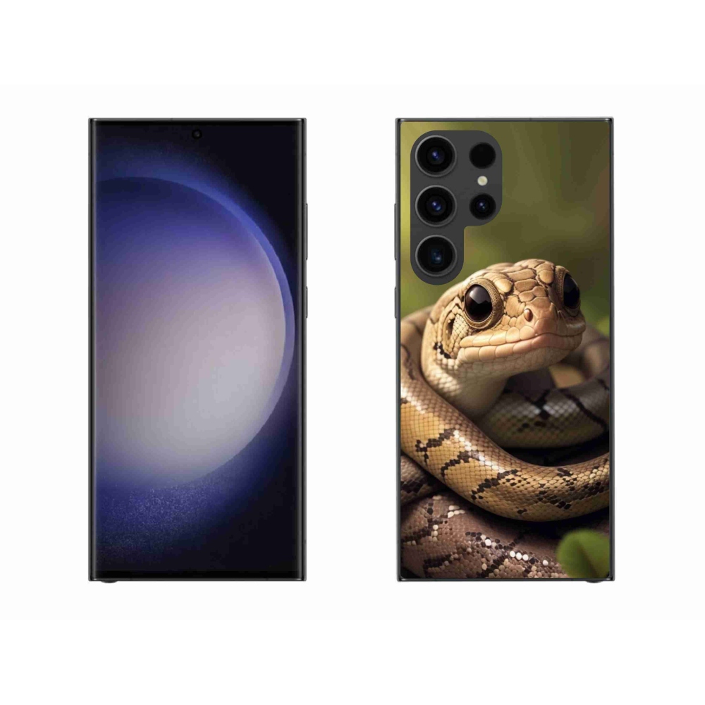 Gél védőhuzat mmCase Samsung Galaxy S23 Ultra 5G - kígyó 1