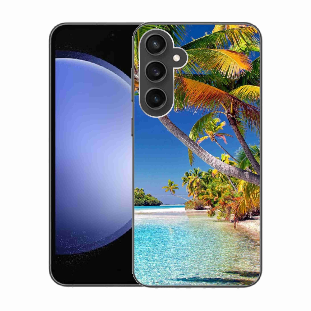 Gél tok mmCase Samsung Galaxy S23 FE készülékhez - tengerpart