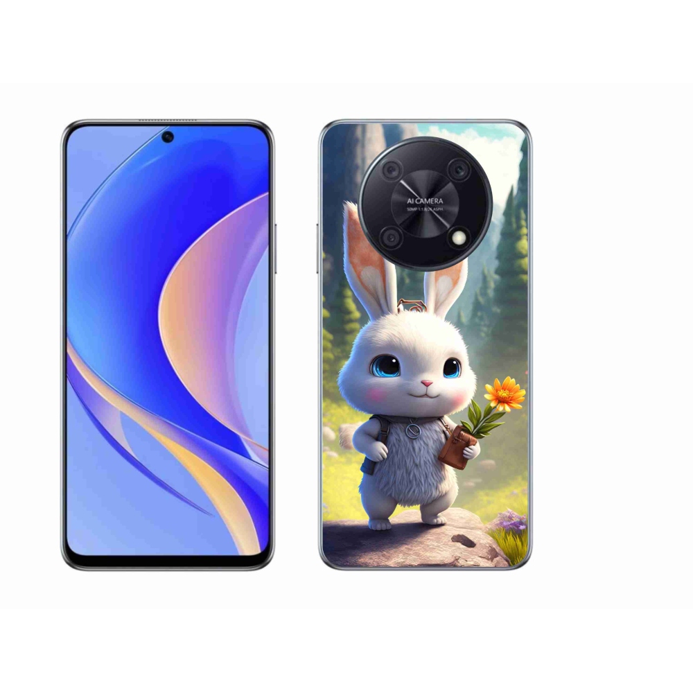 Gél borító mmCase a Huawei Nova Y90 készülékhez - aranyos nyuszi