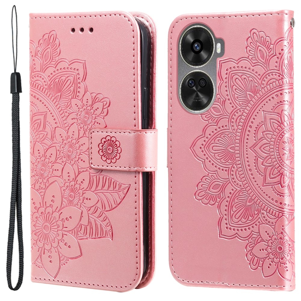 Mandala könyv tok Huawei Nova 12 SE-hez - rózsaszín