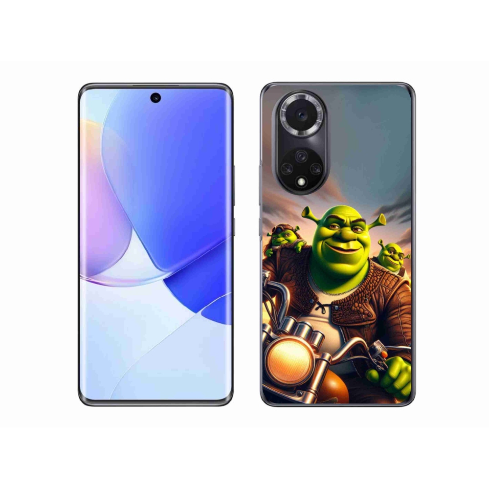 Zselés borítás mmCase a Honor 50-hez - Shrek egy motorkerékpáron