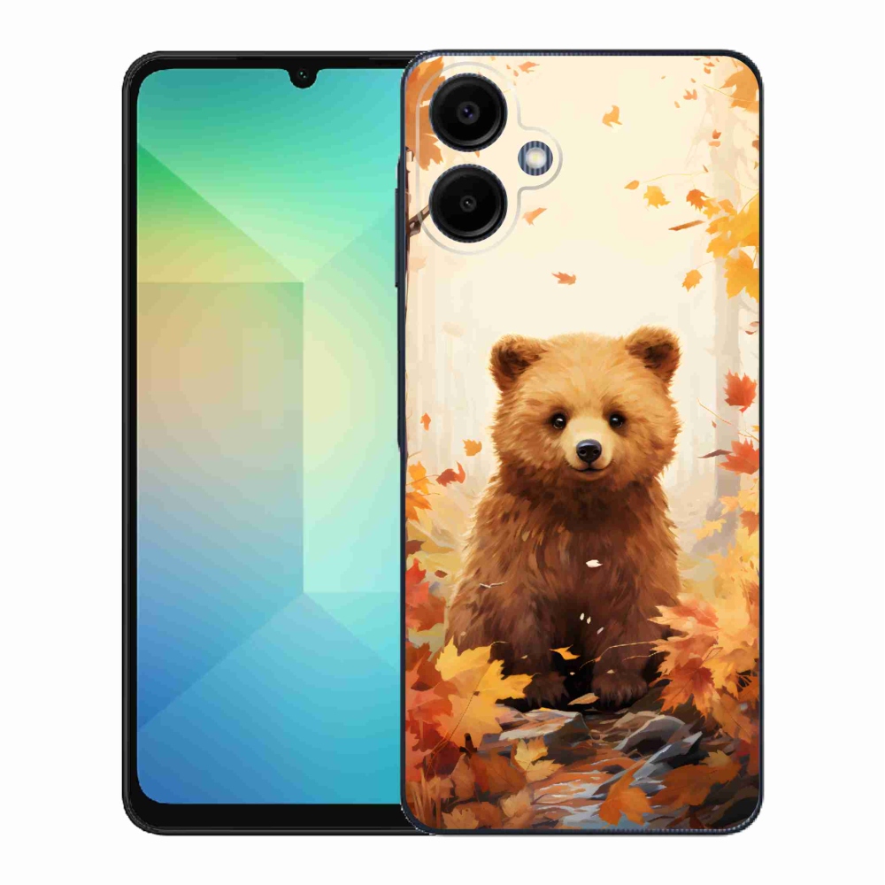 Zselés borítás mmCase Samsung Galaxy A06 4G - medve az erdőben