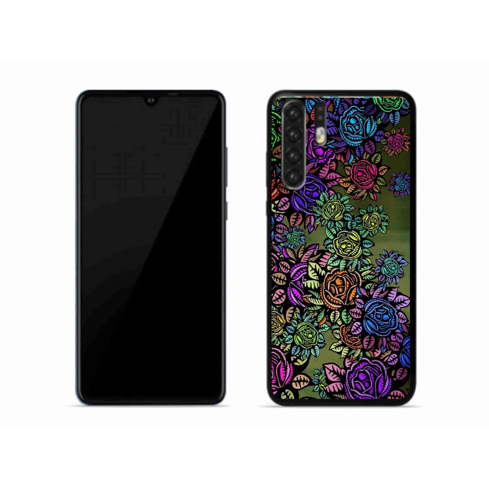 Gél borító mmCase a mobil Huawei P30 Pro - virágok 6