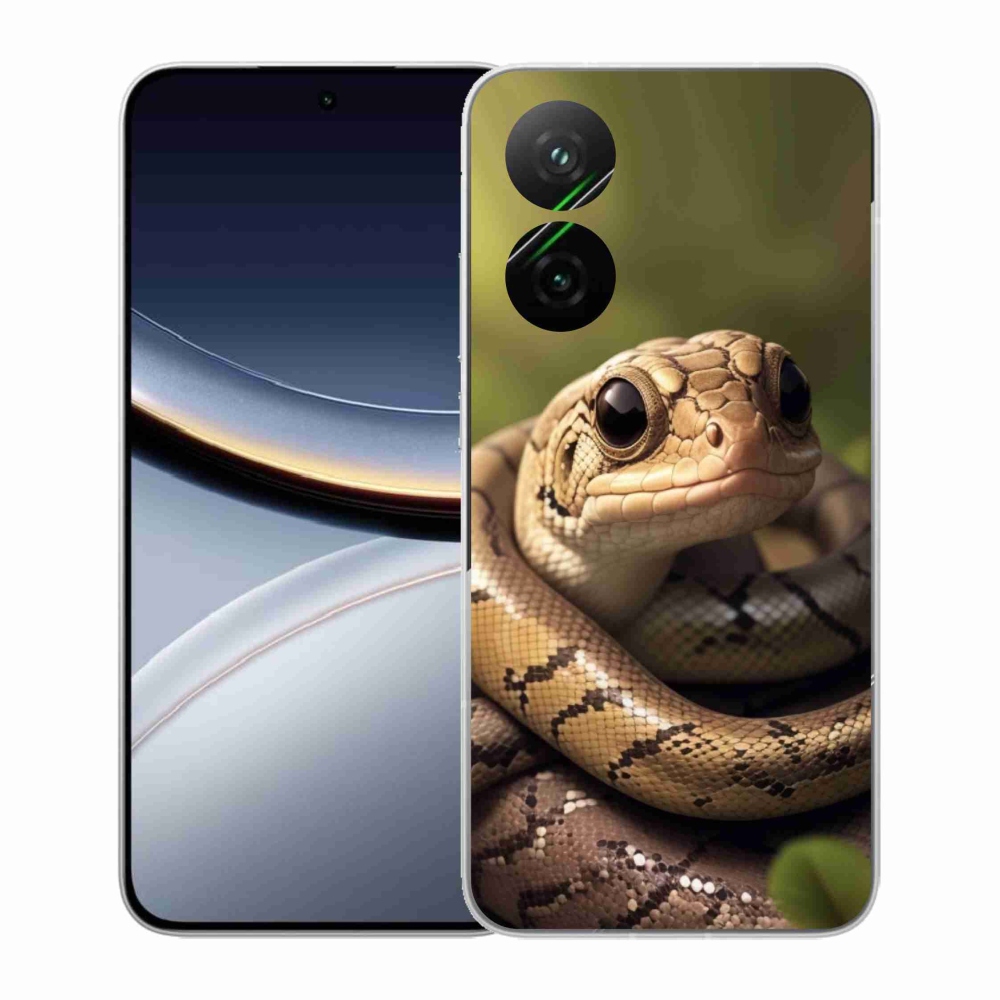 Gél borítás mmCase a Xiaomi Poco F7 5G számára - kígyó 1